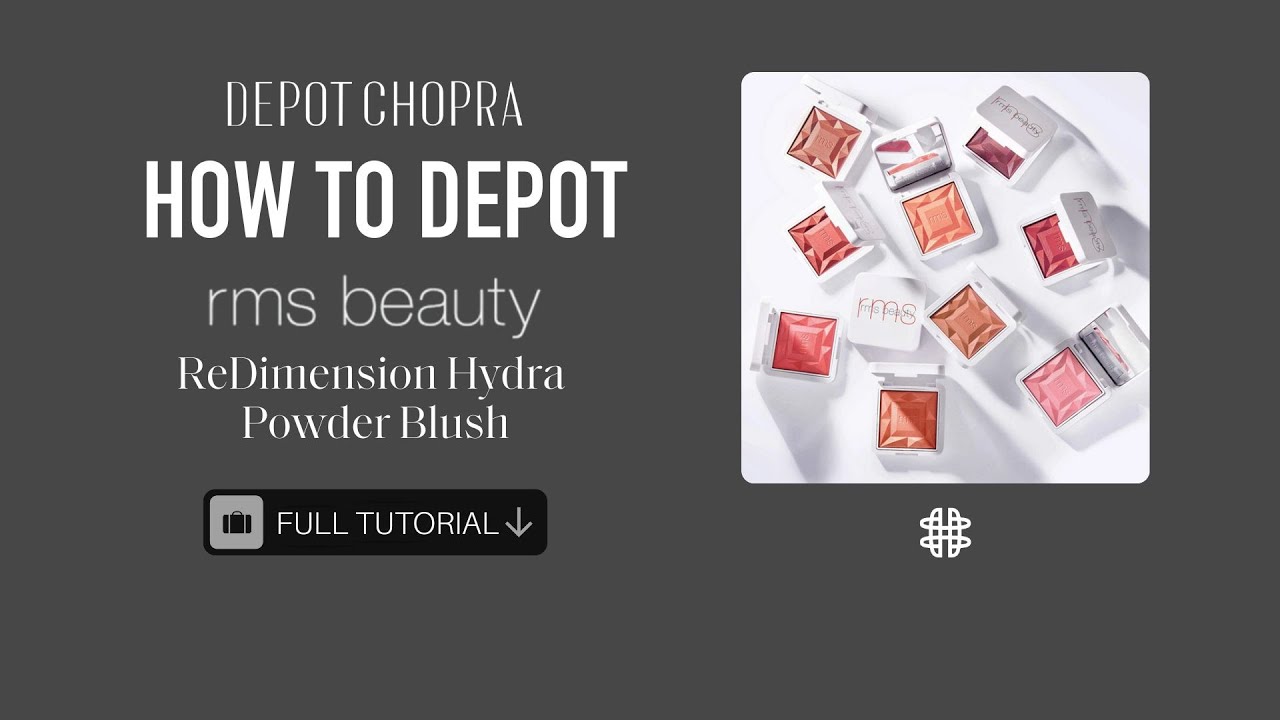 Full Depotting Tutorial: RMS Beauty ReDimension Hydra Powder Blush