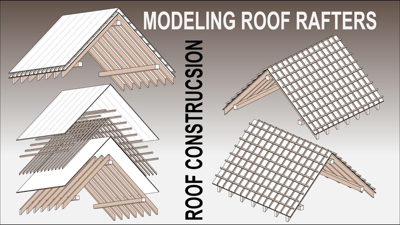REVIT ROOF CONSTRUCTION / PART 1 / MODELING ROOF RAFTERS