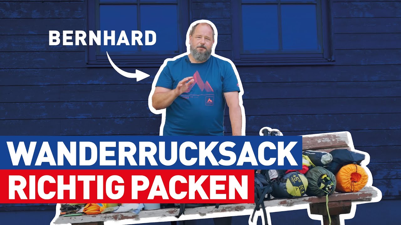 Rucksack packen inkl. Packliste f&uuml;rs Backpacking || Schau amoi
