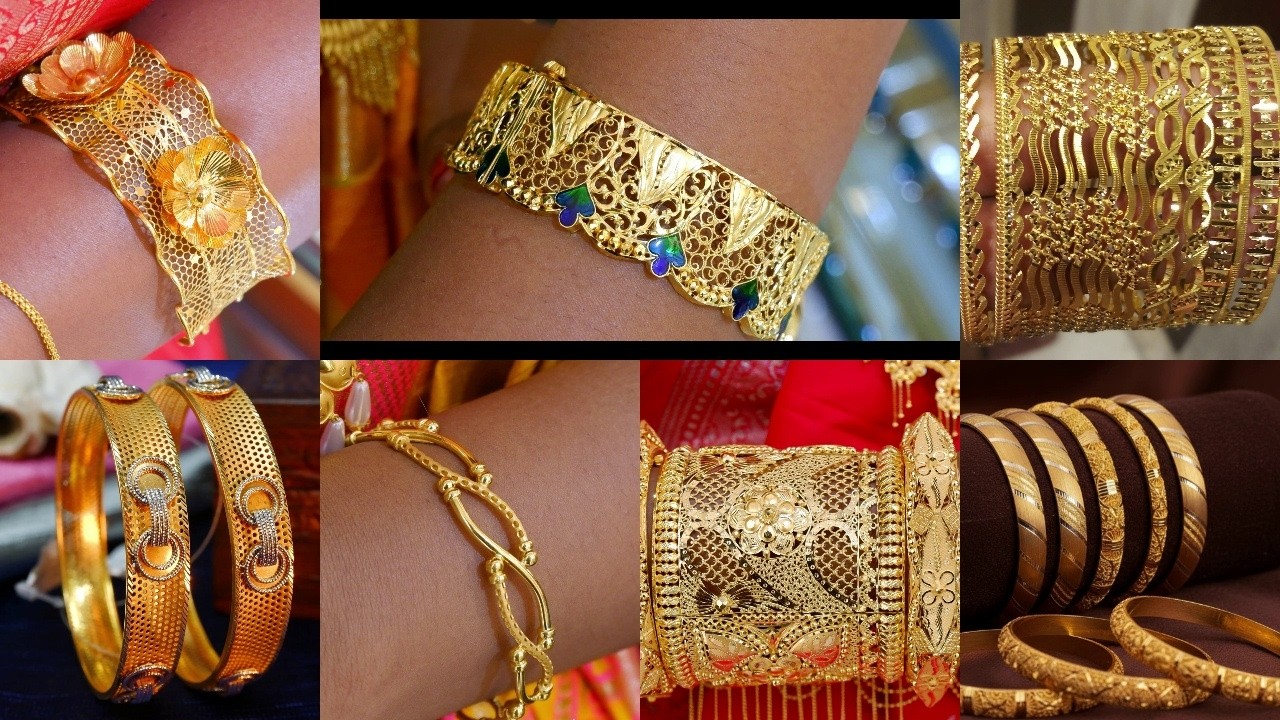 Latest gold bangles designs