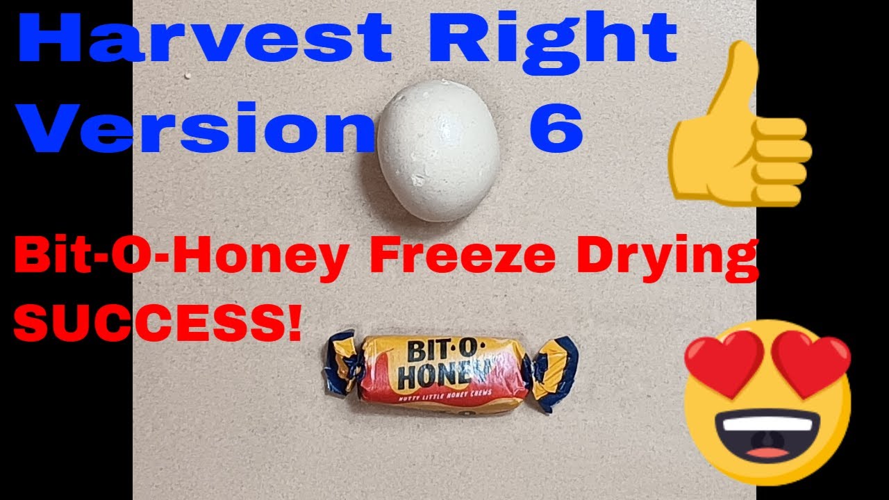 Harvest Right Version 6 | Freeze Drying Bit-O-Honey Candy Test