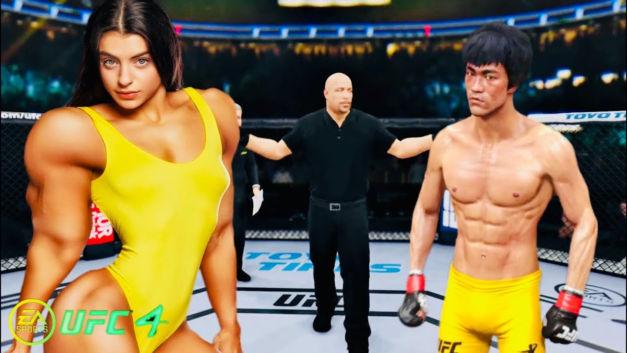 PS5 | Bruce Lee vs. Muscular Princess [EA Sport UFC 4]🥊