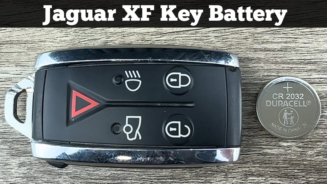 2009 - 2013 JAGUAR XF Key Fob Battery Replacement - How To Replace Change XF Remote Batteries DIY