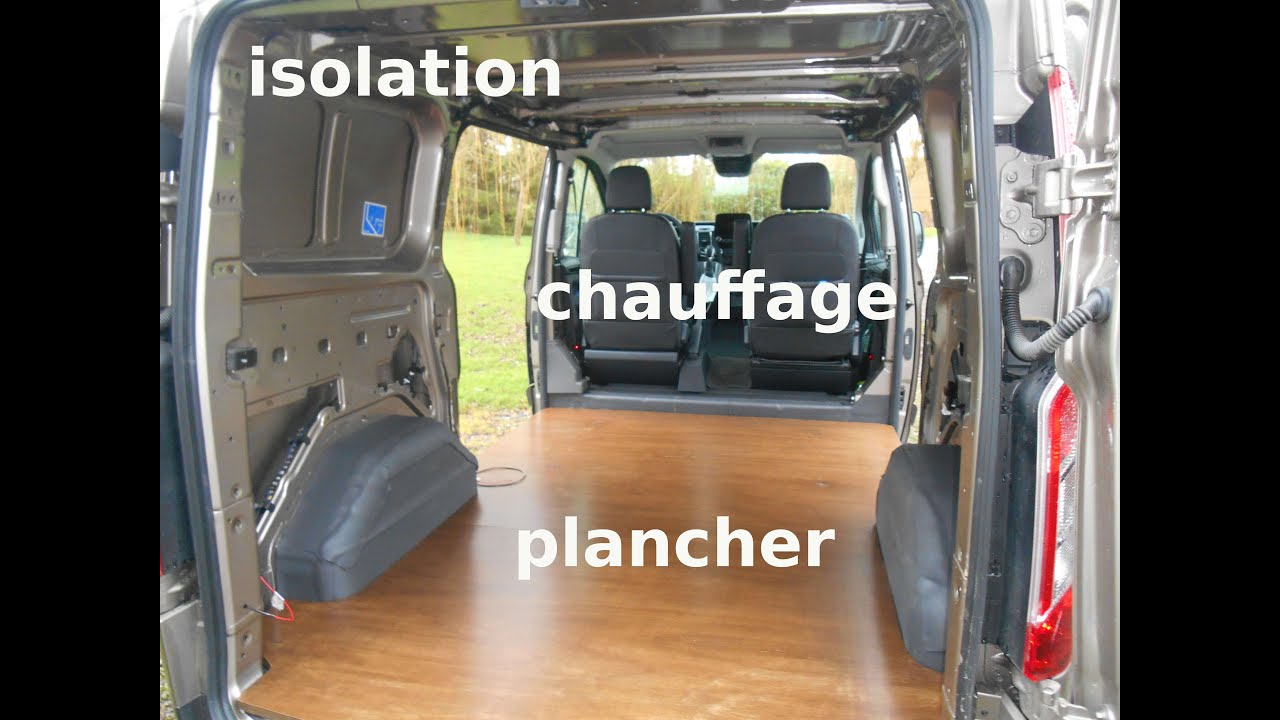 #4 ISOLATION ARMAFLEX , CHAUFFAGE AUTOTERM 2D et PLANCHER VAN TOUR