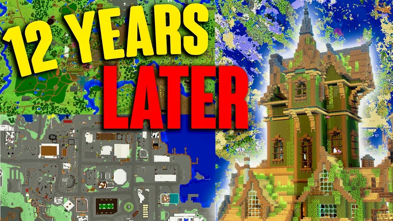 Touring my 12 Year Old Minecraft World...