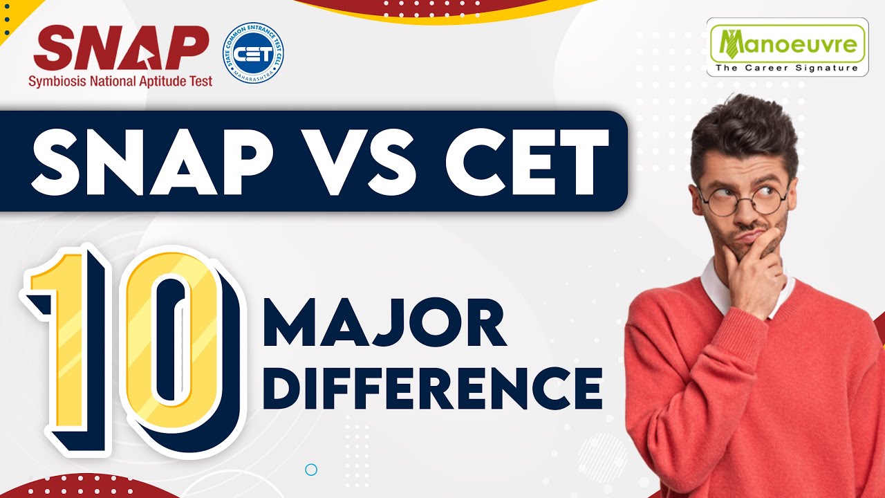 MBA SNAP vs CET - 10 Major Differences | Marking System | Syllabus | Paper Pattern |Difficulty Level