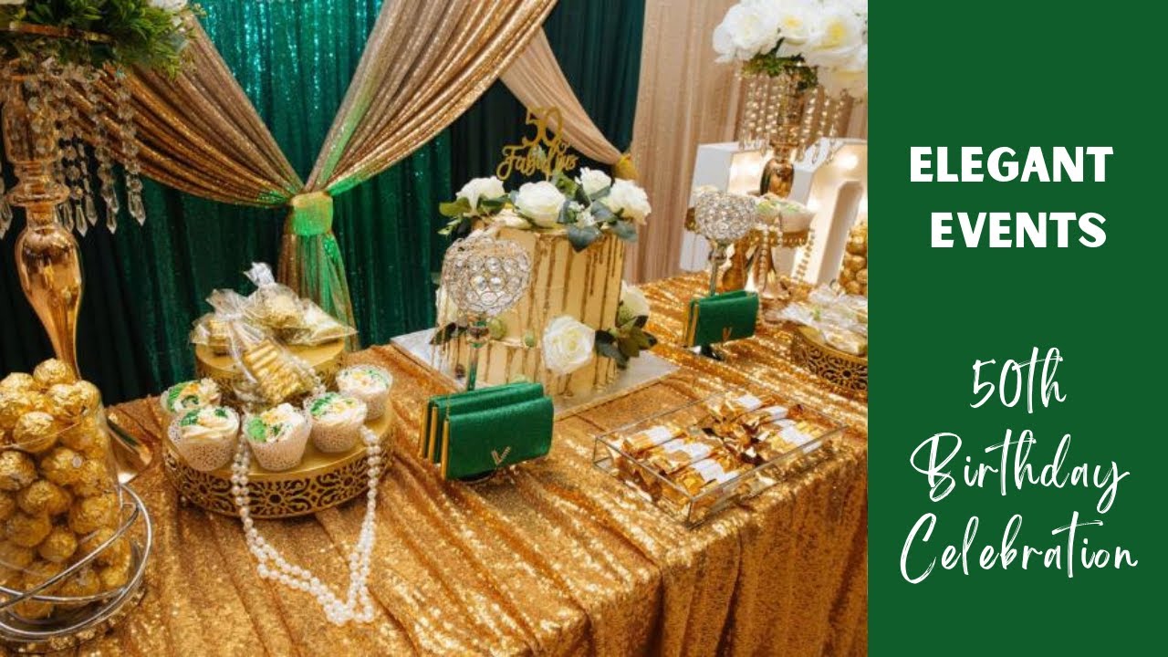 50th Birthday Celebration | Winnet Luxury Decor