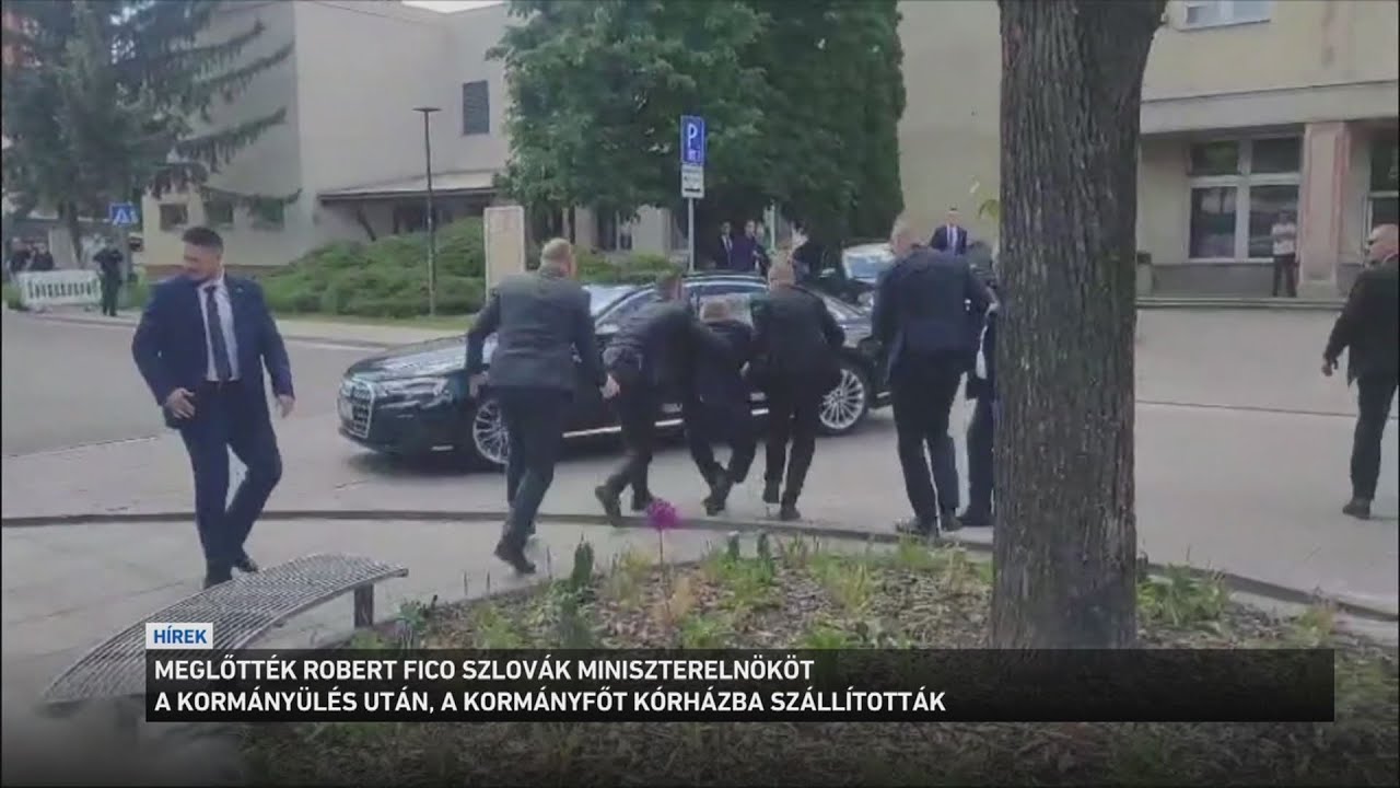 Meglőtt&eacute;k Robert Fico szlov&aacute;k minisztereln&ouml;k&ouml;t