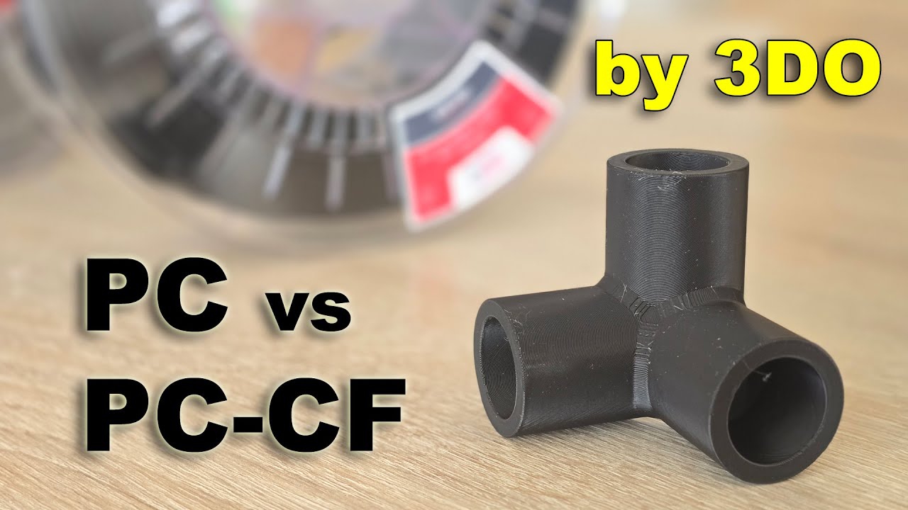3DO PC vs PC-CF: A Carbon Fiber Filament You Can Actually Bend!