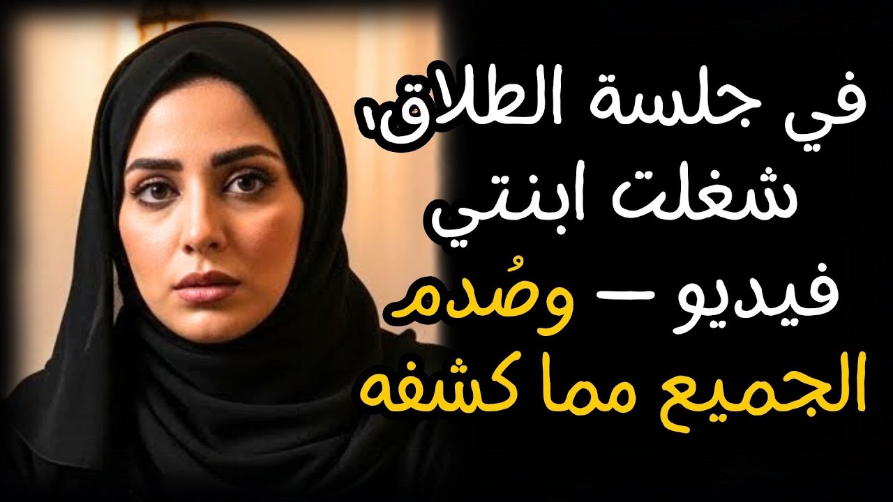 في جلسة الطلاق، شغلت ابنتي فيديو — وصُدم الجميع مما كشفه