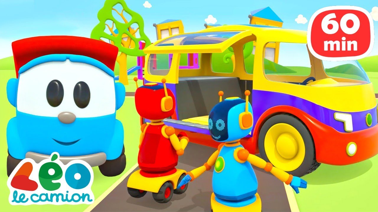 1 HEURE du dessin animé en français pour enfants | Léo le camion curieux
