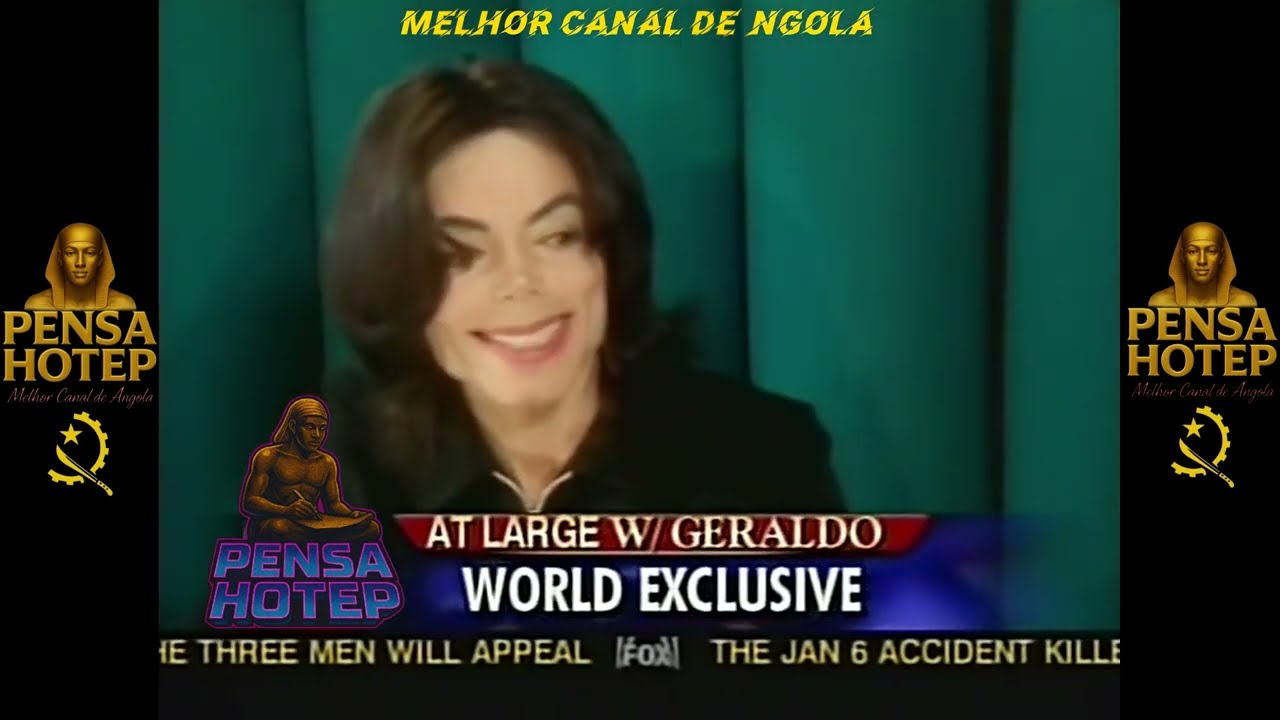 Entrevista De Michael Jackson com Geraldo Rivera. Dublado por PENSA HOTEP