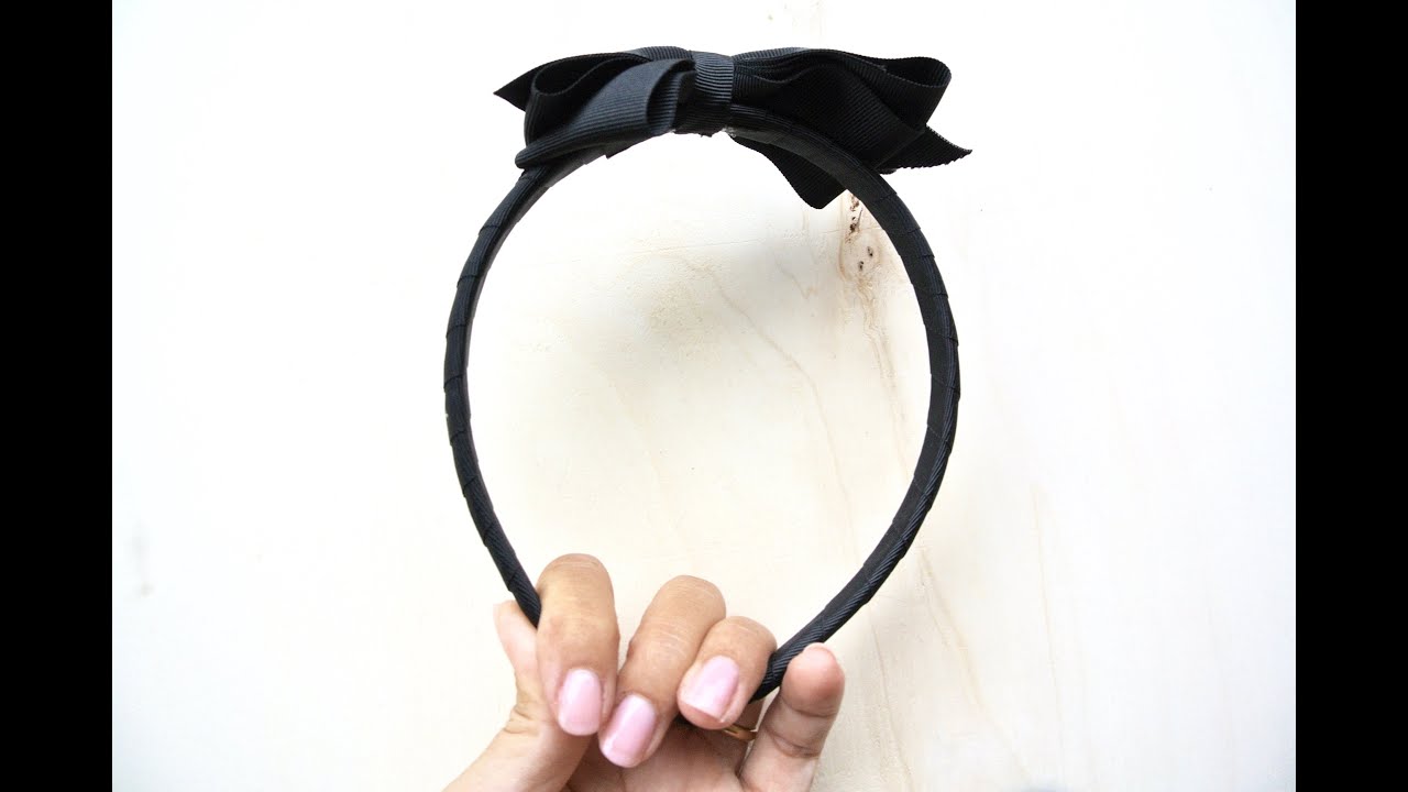 Cerchietto grosgrain