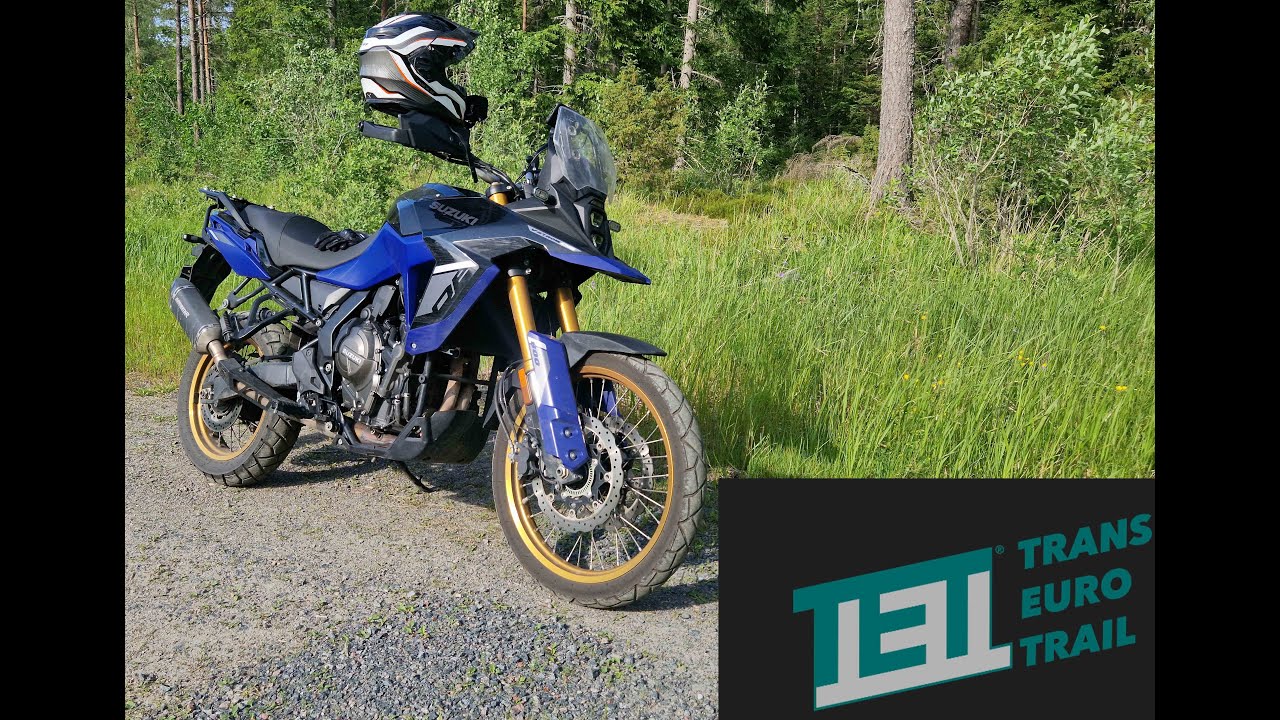 Suzuki V-Strom 800DE taking on TET Sweden section 12