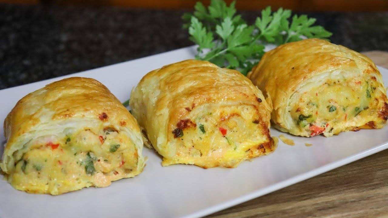 Receita de Folhados de Bacalhau 😍