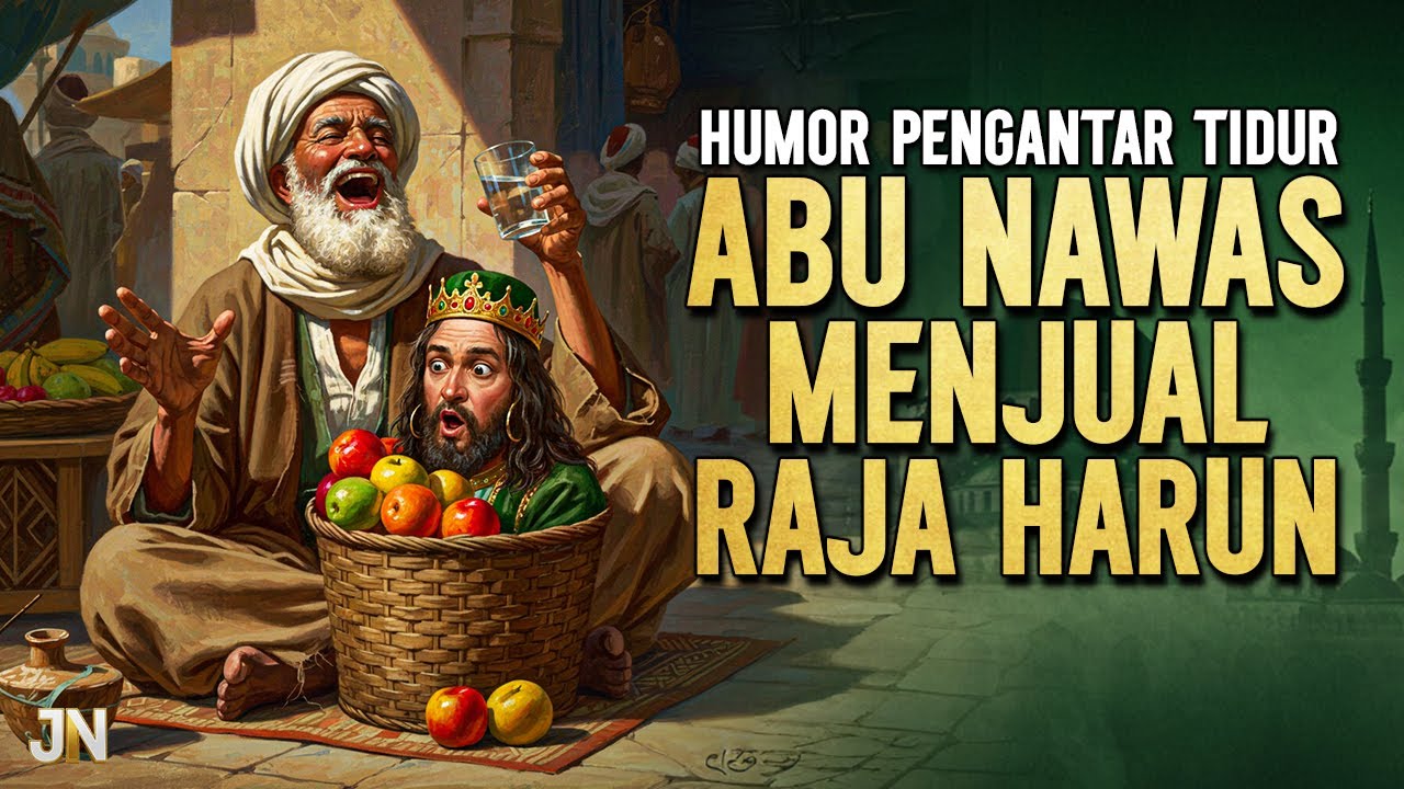 ABU NAWAS MENJUAL RAJA DI PASAR || CERITA LUCU PENGANTAR TIDUR