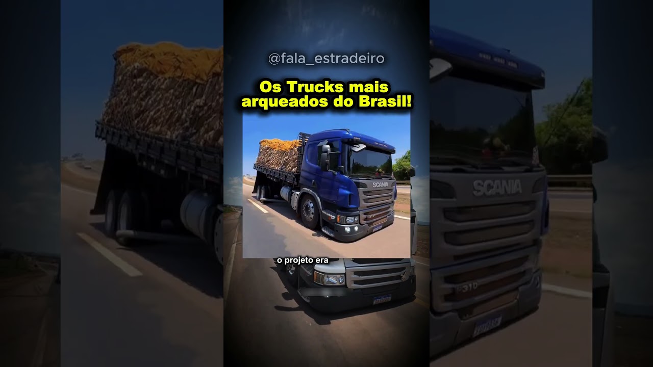 Os caminh&otilde;es truck mais arqueados do Brasil!