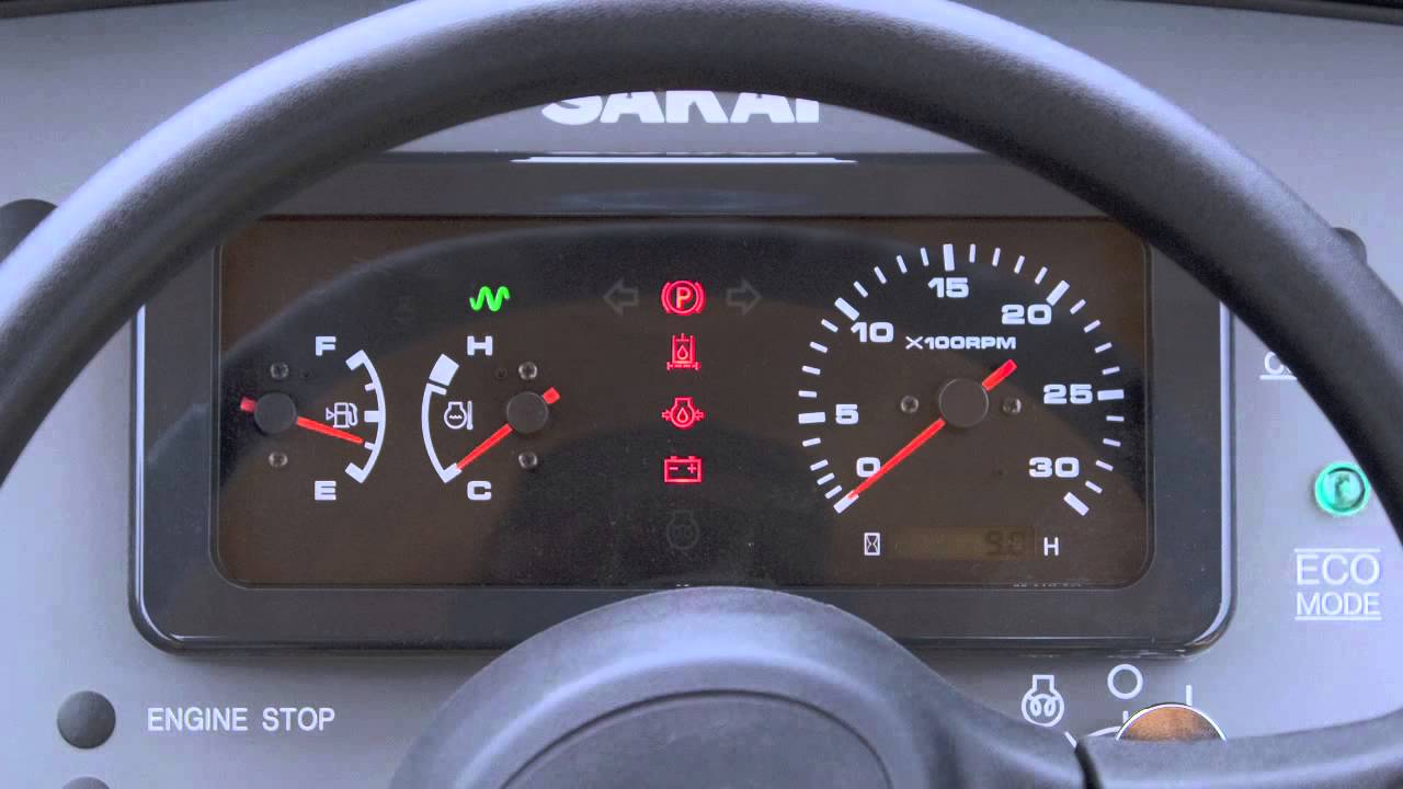 SAKAI SV520 Daily check and operation