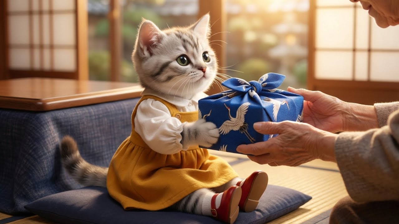 お邪魔します!!大好きなおじいちゃんおばあちゃん家へ!!ねこの一日に密着🐱👵