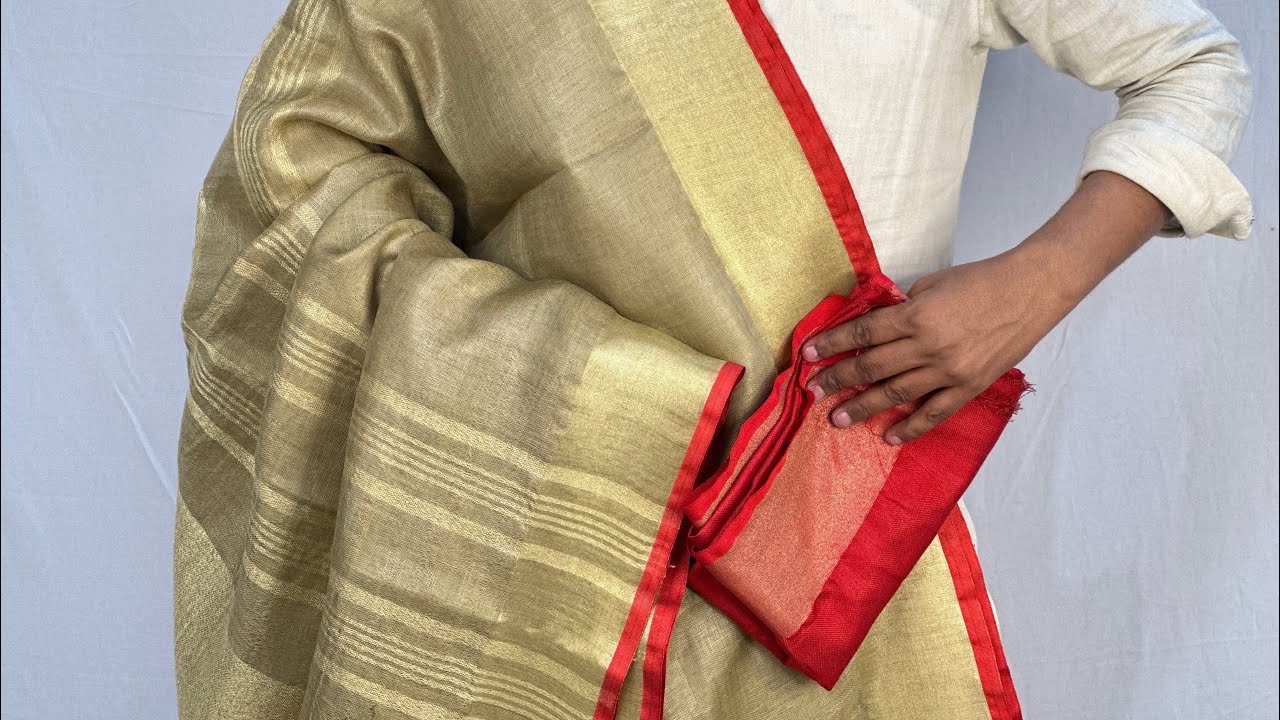 Pure linen by linen saree| Bhagalpuri linen saree| #linen #bhagalpur #saree #wholesalemarket #shorts