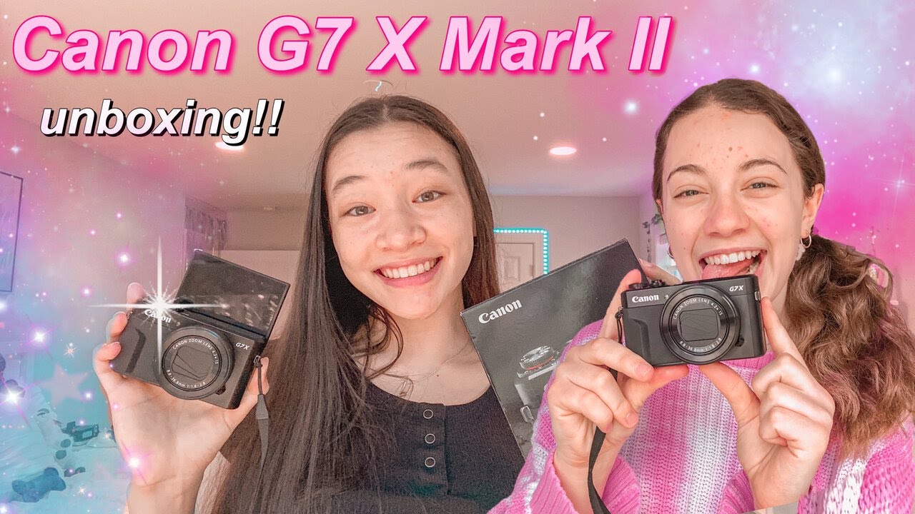 canon g7x mark ii camera unboxing!! ~filming our youtube videos~