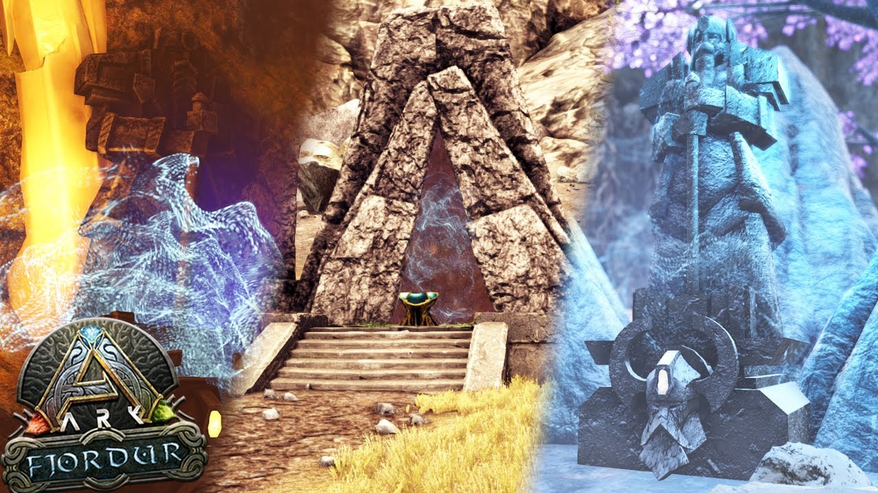 ESTA ES LA LOCALIZACION DE LOS ALTARES DE LOS MINI BOSSES DE FJORDUR | Ark: Survival Evolved