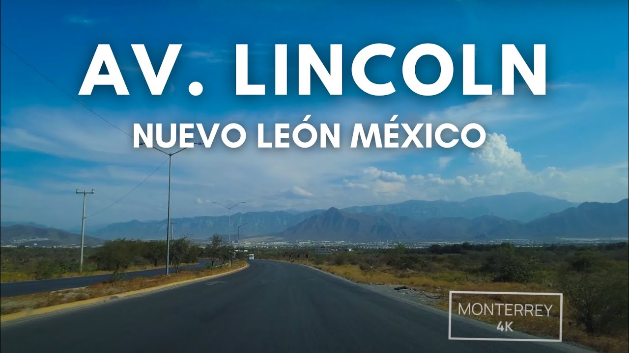[ 4K ] Avenida Lincoln Monterrey NL México - Driving tour - Monterrey 4K #asmrdriving