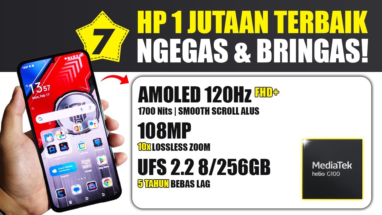 7 HP 1 JUTAAN TERBAIK [1,5 - 1,9 Jutaan], Nge-Gas & Beringas!
