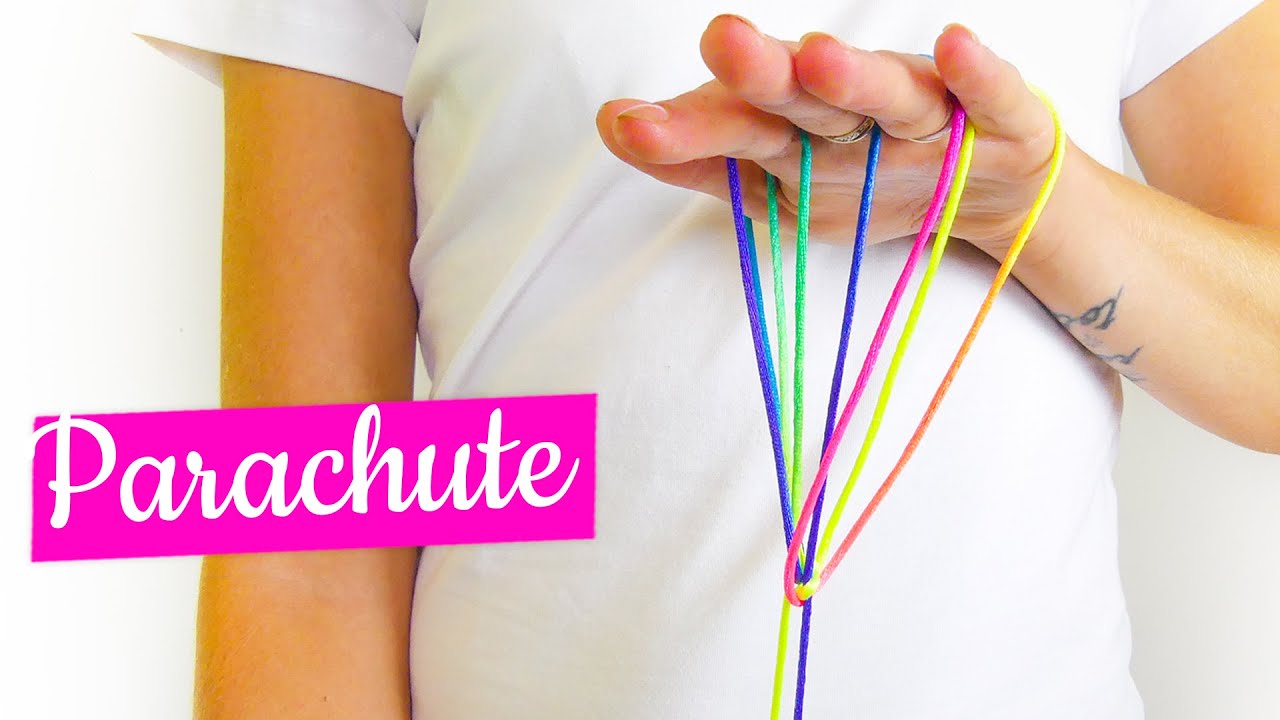 parachute facile - figure de ficelle - tuto Français