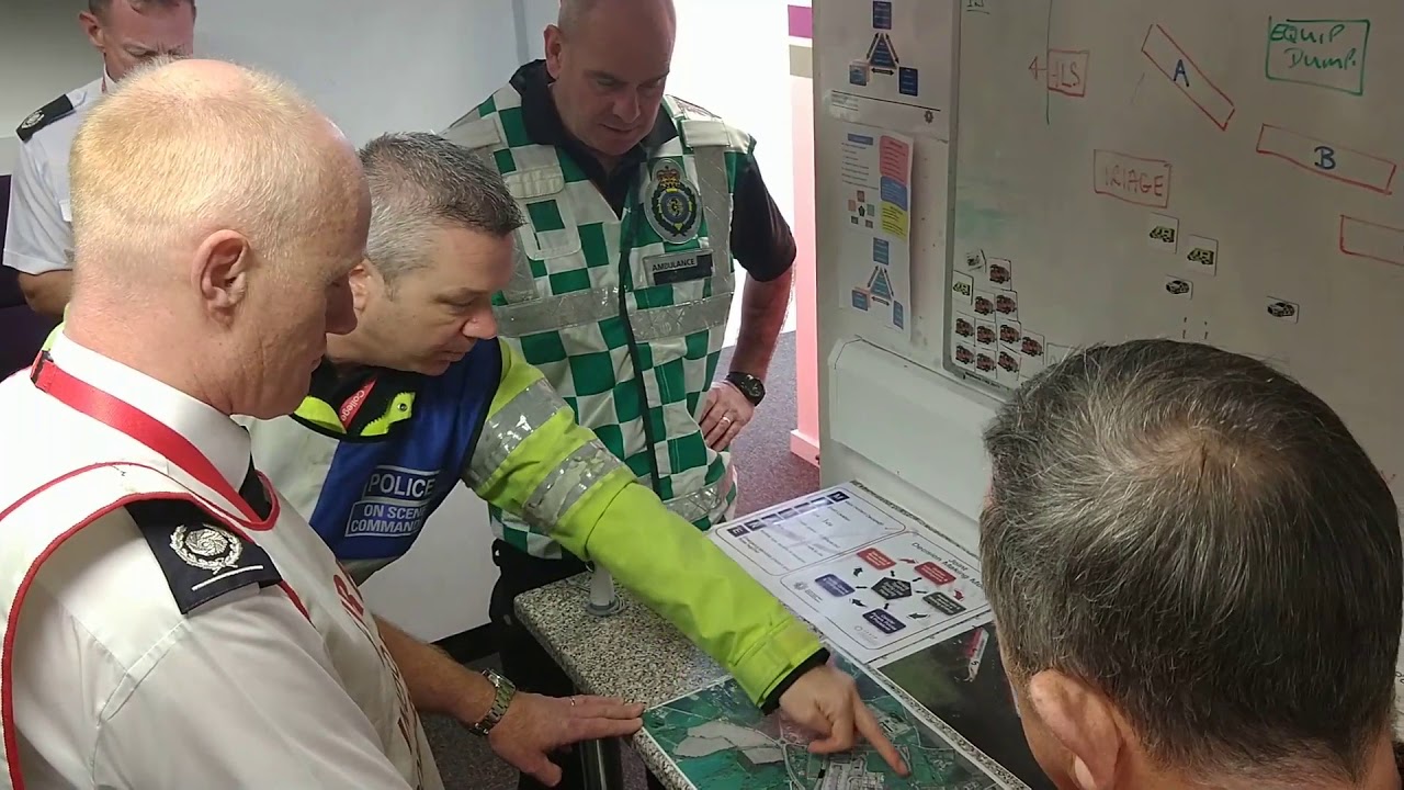 Fire Service College UK - Level 2 incident commander exercise demonstration