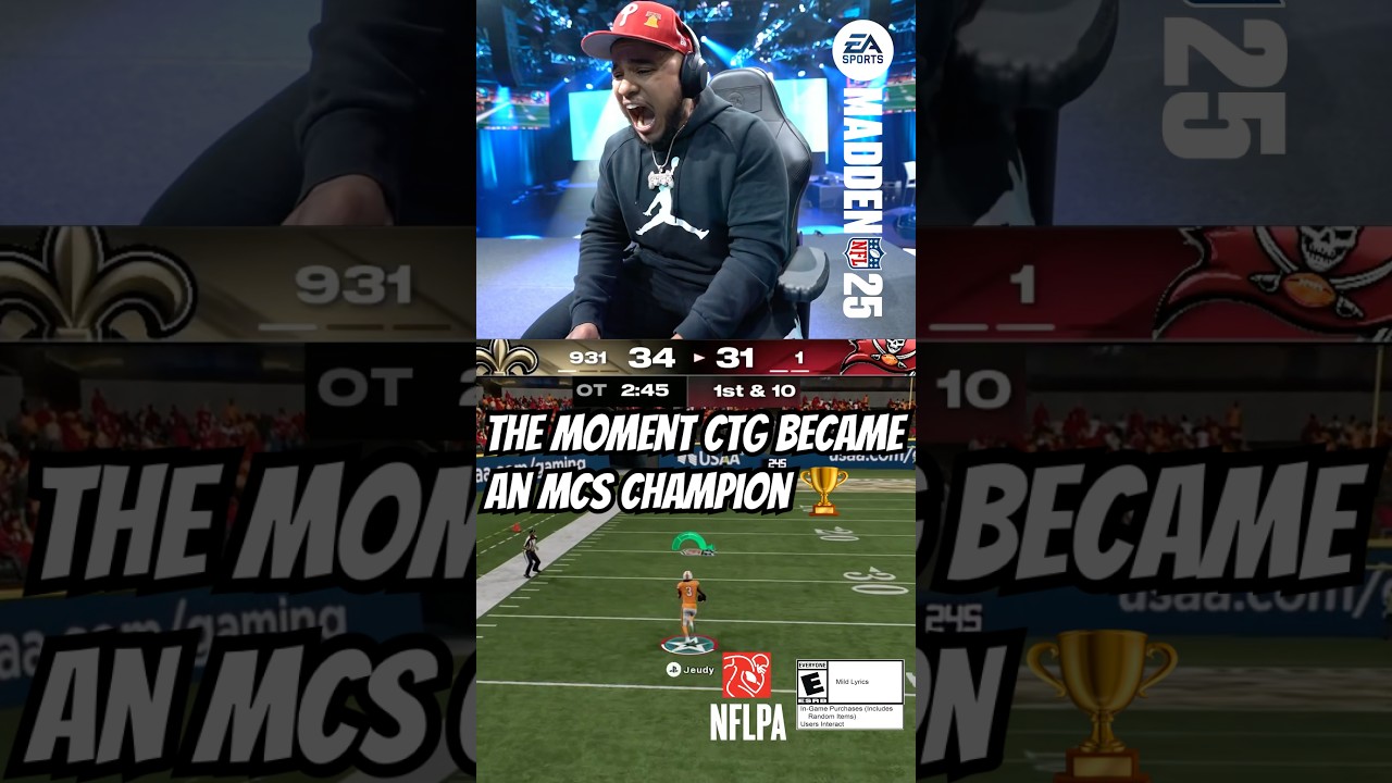 The moment Cleff became an MCS champion 🏆. 
