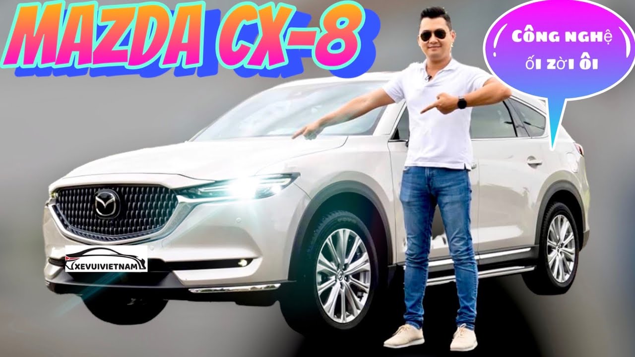 Обзор Mazda CX8 2022, добавлена ​​6-местная версия, самый стильный интерьер в сегменте | XeVuiVie...