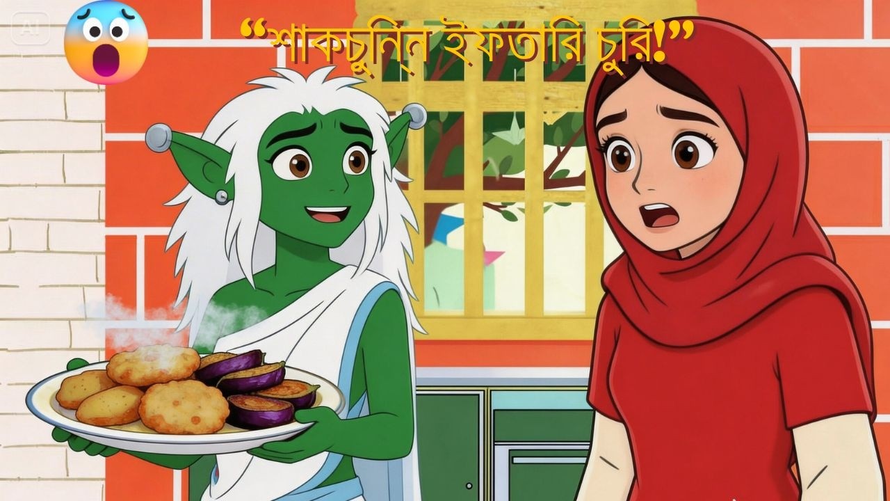 “শাকচুন্নির ইফতারি চুরি! রমজানের কার্টুন গল্প”#শাকচুন্নি #banglebhutergolpo #horrorstories