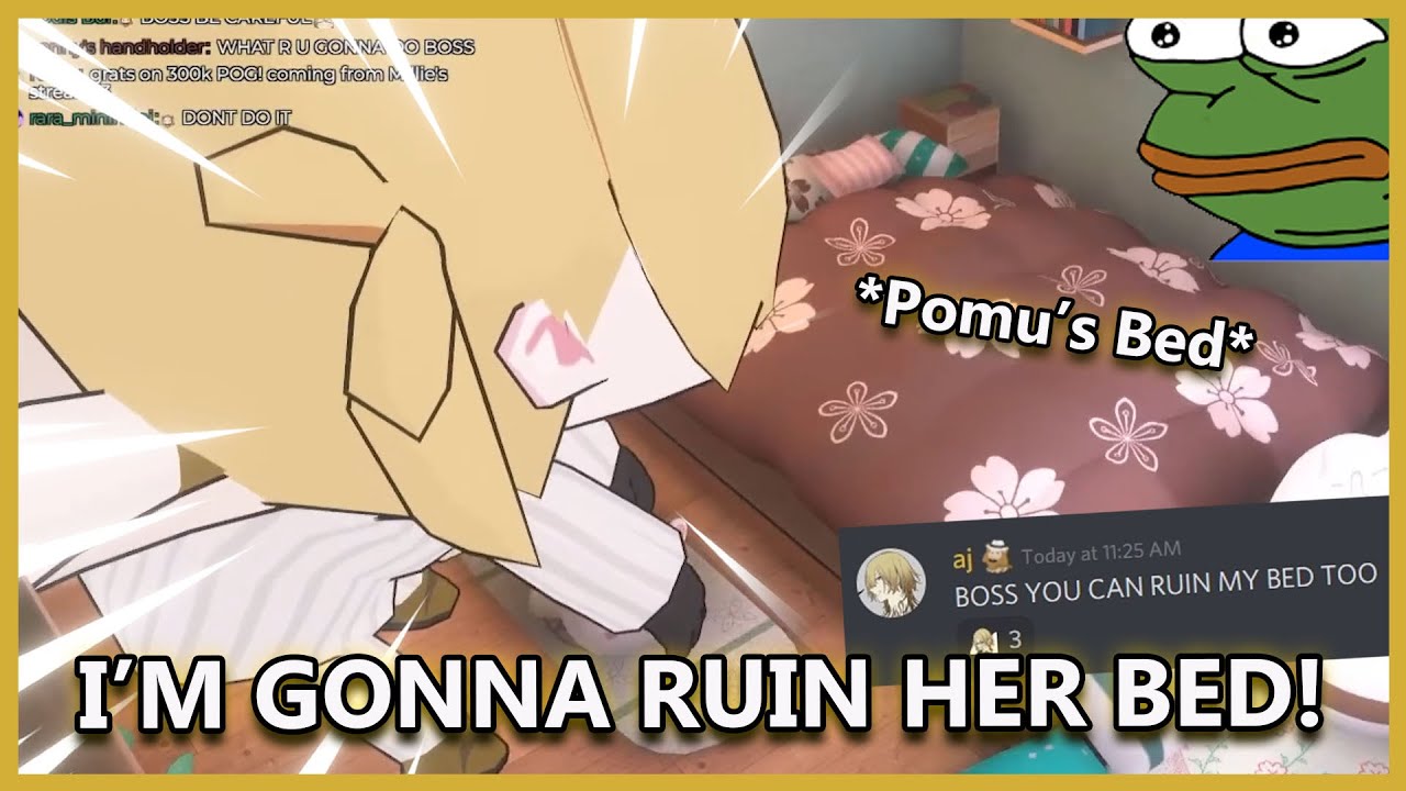 𝗟𝘂𝗰𝗮 𝗿𝘂𝗶𝗻𝘀 𝗣𝗼𝗺𝘂'𝘀 𝗕𝗲𝗱 𝗶𝗻 𝗩𝗥𝗖𝗵𝗮𝘁...