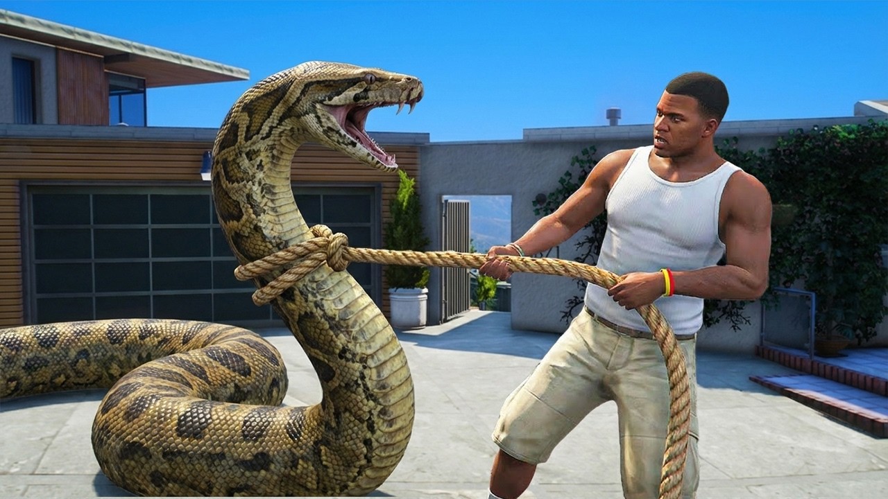 ФРАНКЛИН ДӘУ ЖЫЛАНДЫ ҰСТАДЫ (GTA V)