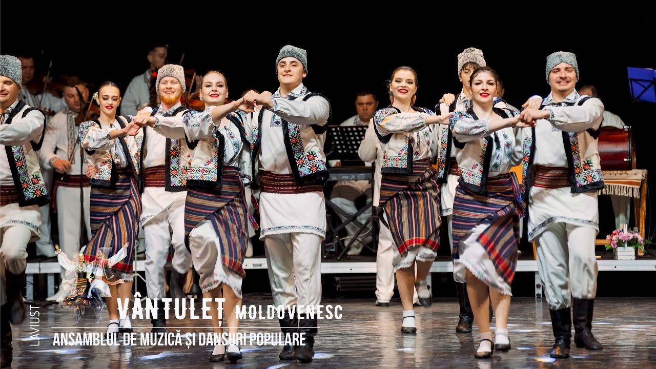 Suita dans MOLDOVENESC 🎼 VÂNTULEȚ Ansamblul de muzică și dansuri populare
