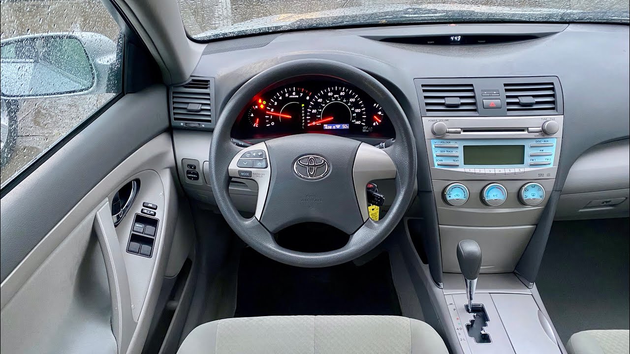2007 Toyota Camry LE ASMR RELAXING CAT POV TEST DRIVE IN THE RAIN