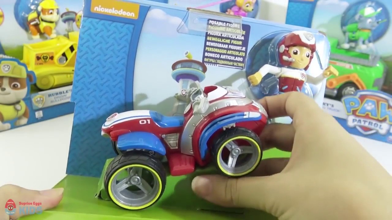 Paw Patrol Toys Ryder Toy Cars Nickelodeon ! w  Ryder Paw Patrol Stop Motion