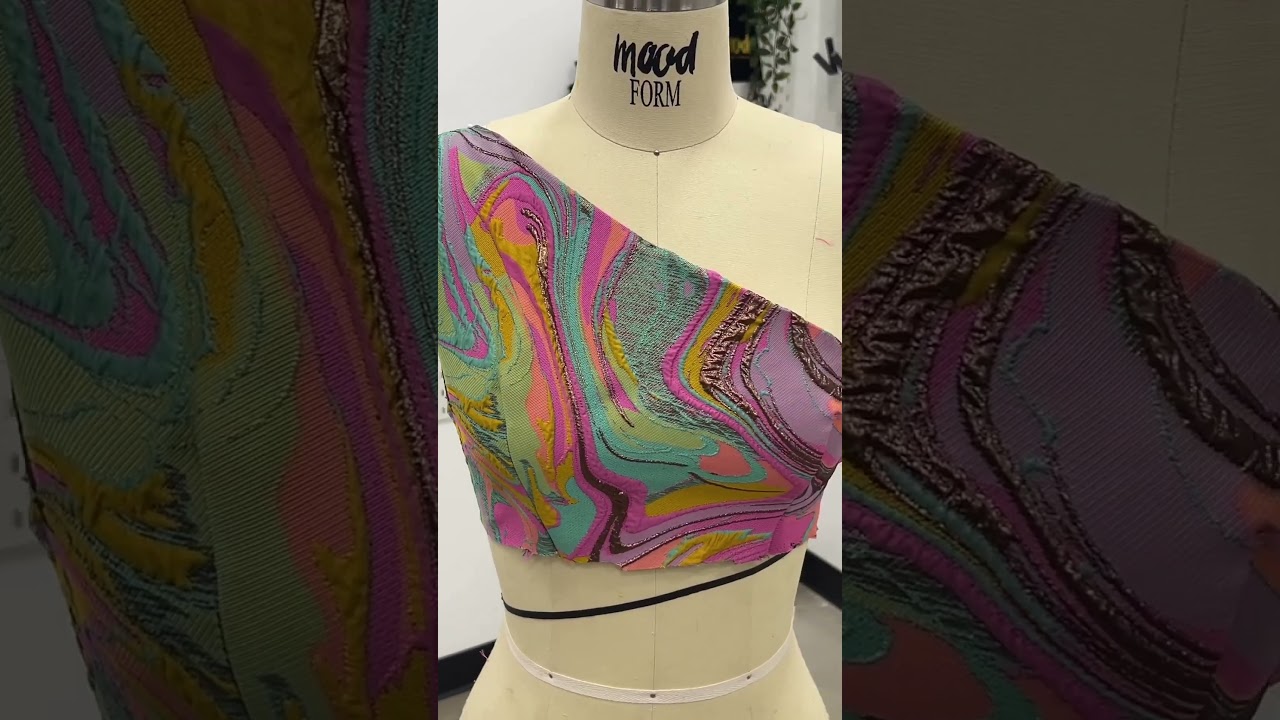 Draping a Summer Cut-Out Cocktail Dress #shorts