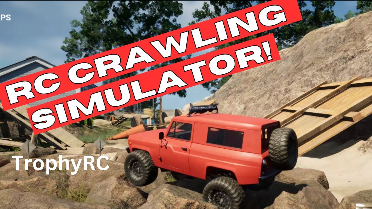 Lets Play TrophyRC! 1:10 RC Crawling Simulator
