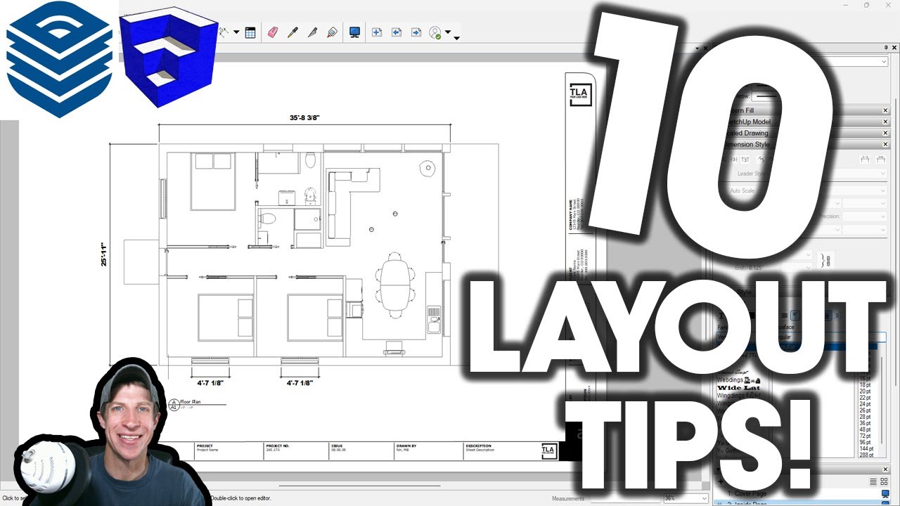 Faster Plan Creation in LAYOUT from SketchUp! (10 Vital Tips)