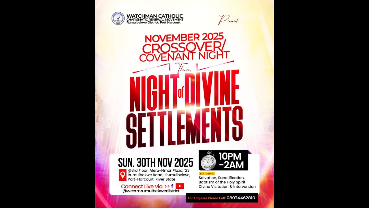 NOVEMBER 2025 CONVENANT NIGHT!