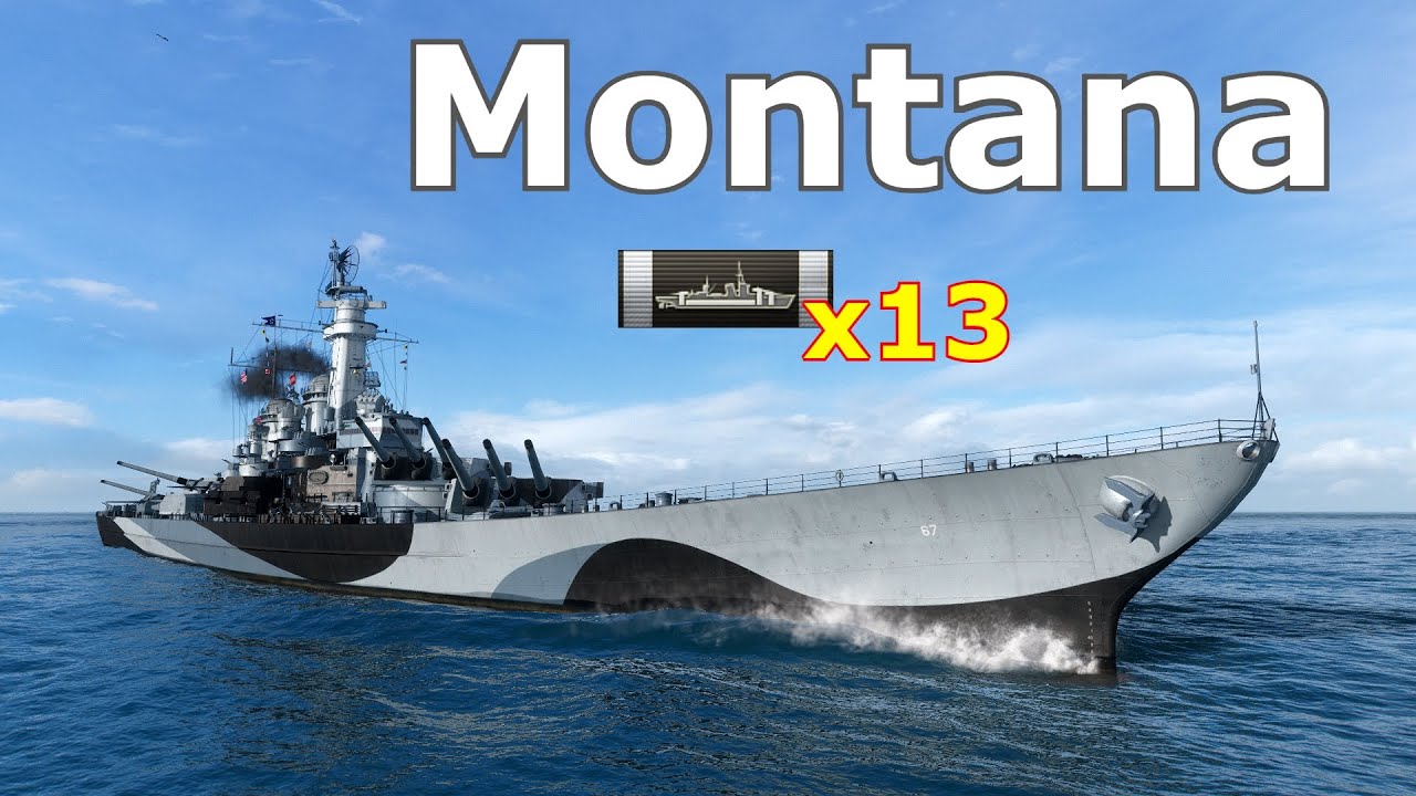 Montana : 13 Citadels from 406mm Guns!