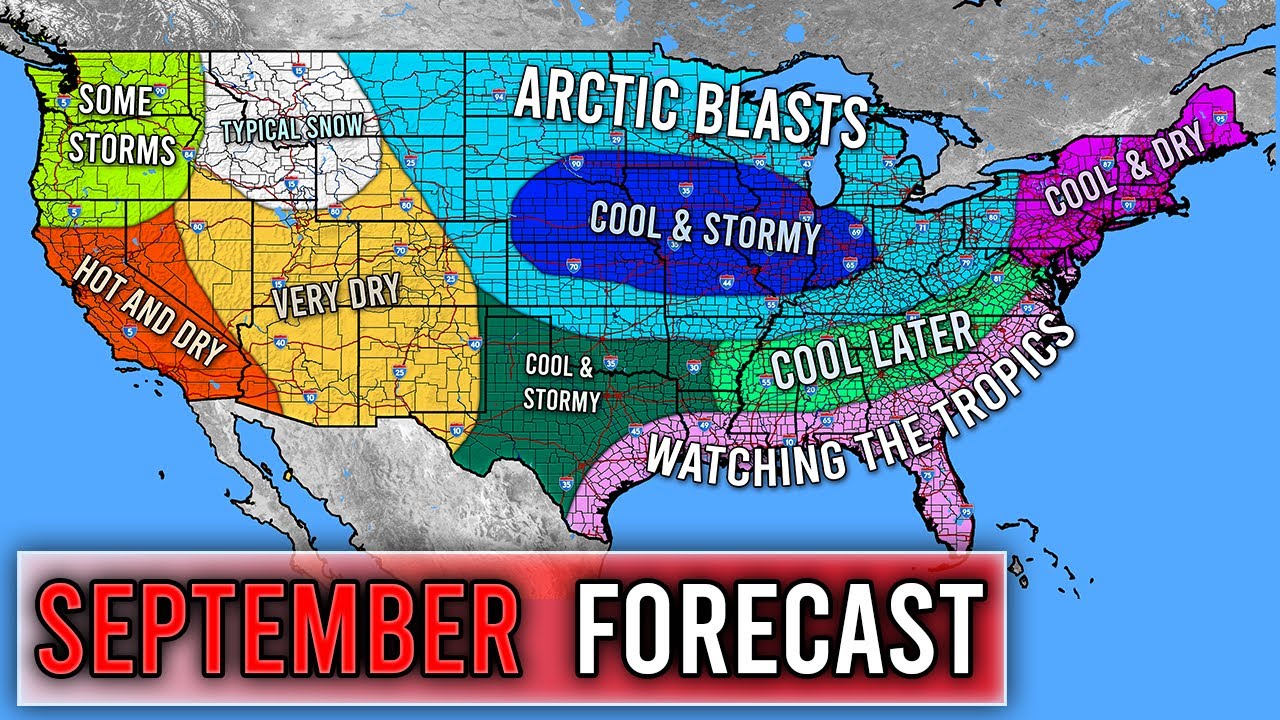 OFFICIAL 2022 September Forecast! VERY Cold Compared to Normal? Super Stormy