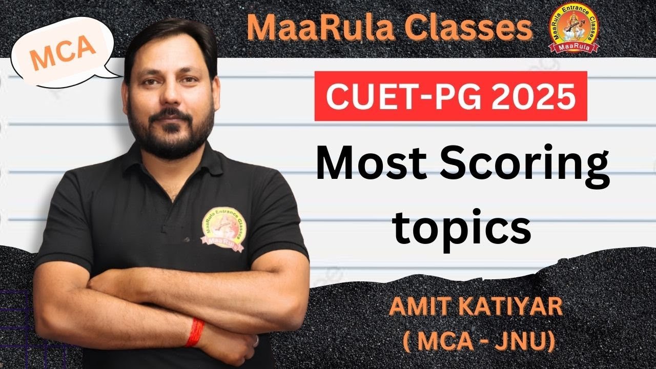 CUET PG 2025 MOST SCORING TOPICS | EXPERT STRATEGIES & TIPS FOR SUCCESS | DON'T MISS THIS #cuetpg