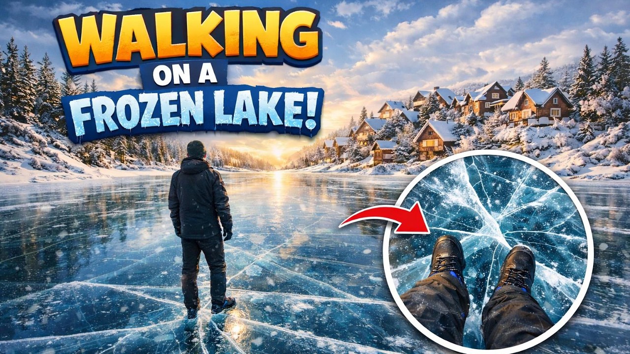 SNOW DAY VLOG ❄️ Walking on a Frozen Lake | OUTDOOR BOYS type of Vibe |Travel Vlog | One World Vlogs