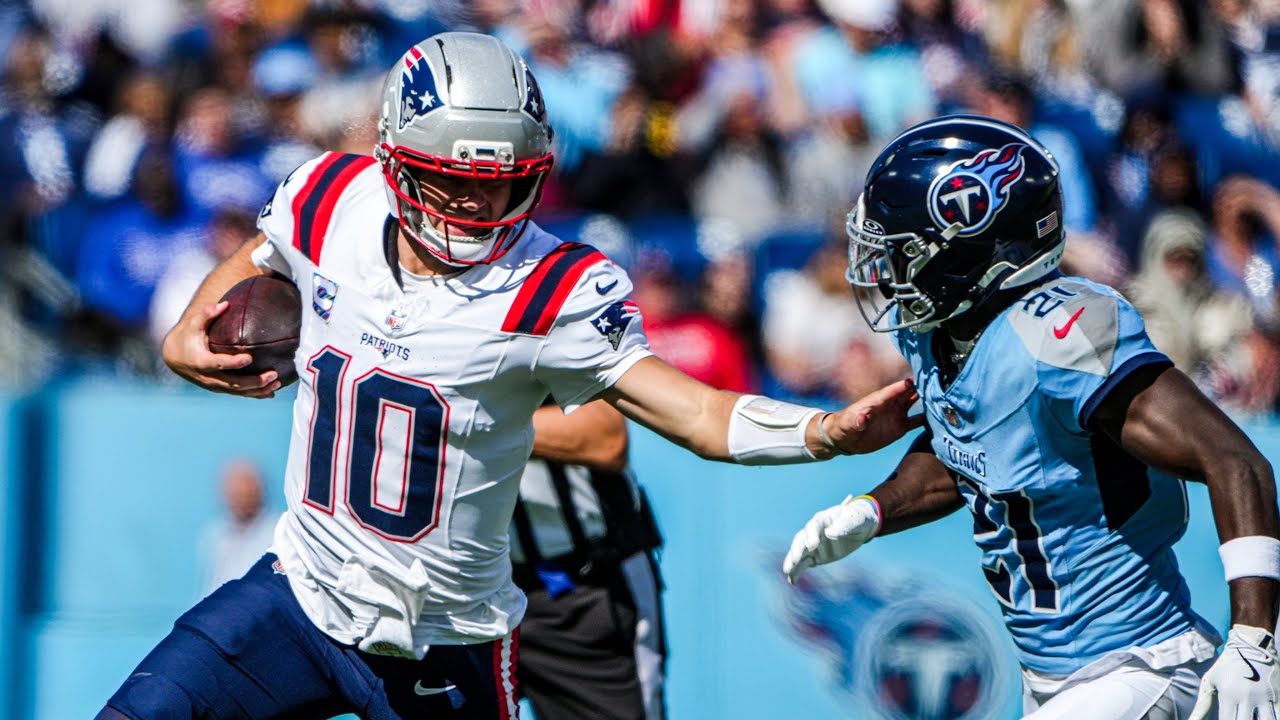 Drake Maye's Best Plays from 284-yard Game vs. Tennessee Titans | New England Patriots