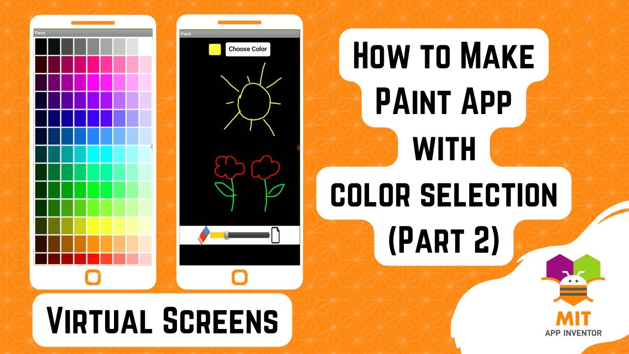 Color picker in MIT App Inventor | Paint App with Color Picker (Part 2) | Paint in MIT App Inventor