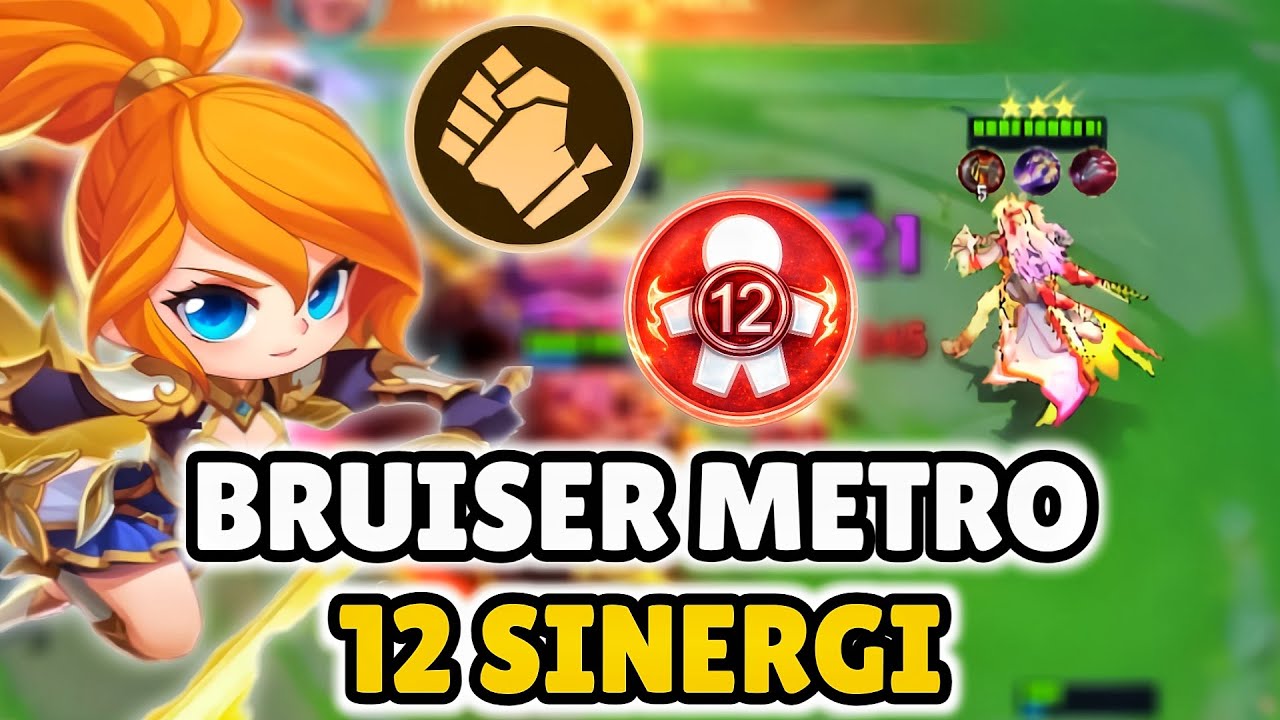 COMBO BRUISER METRO ZERO TERNYATA ENAK BANGET RATA B2 AJA UDAH SAKIT BANGET! MAGIC CHESS GOGO