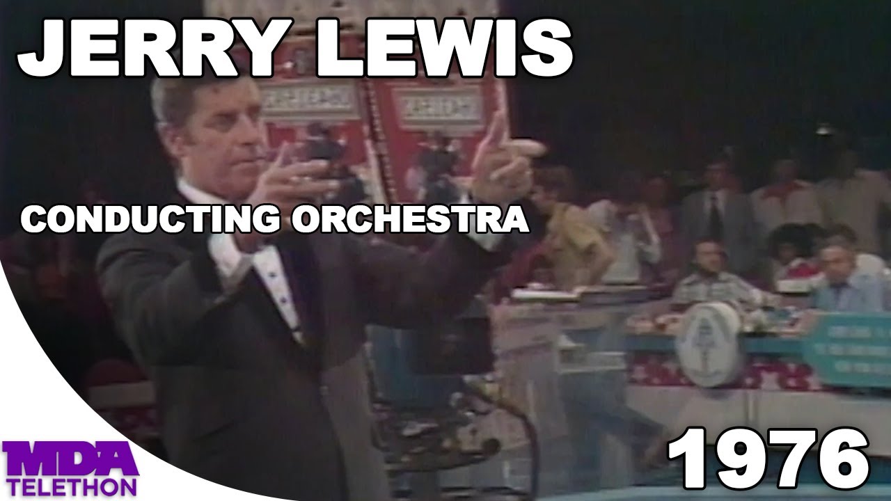 Jerry Lewis - Conducting Orchestra | 1976 | MDA Telethon